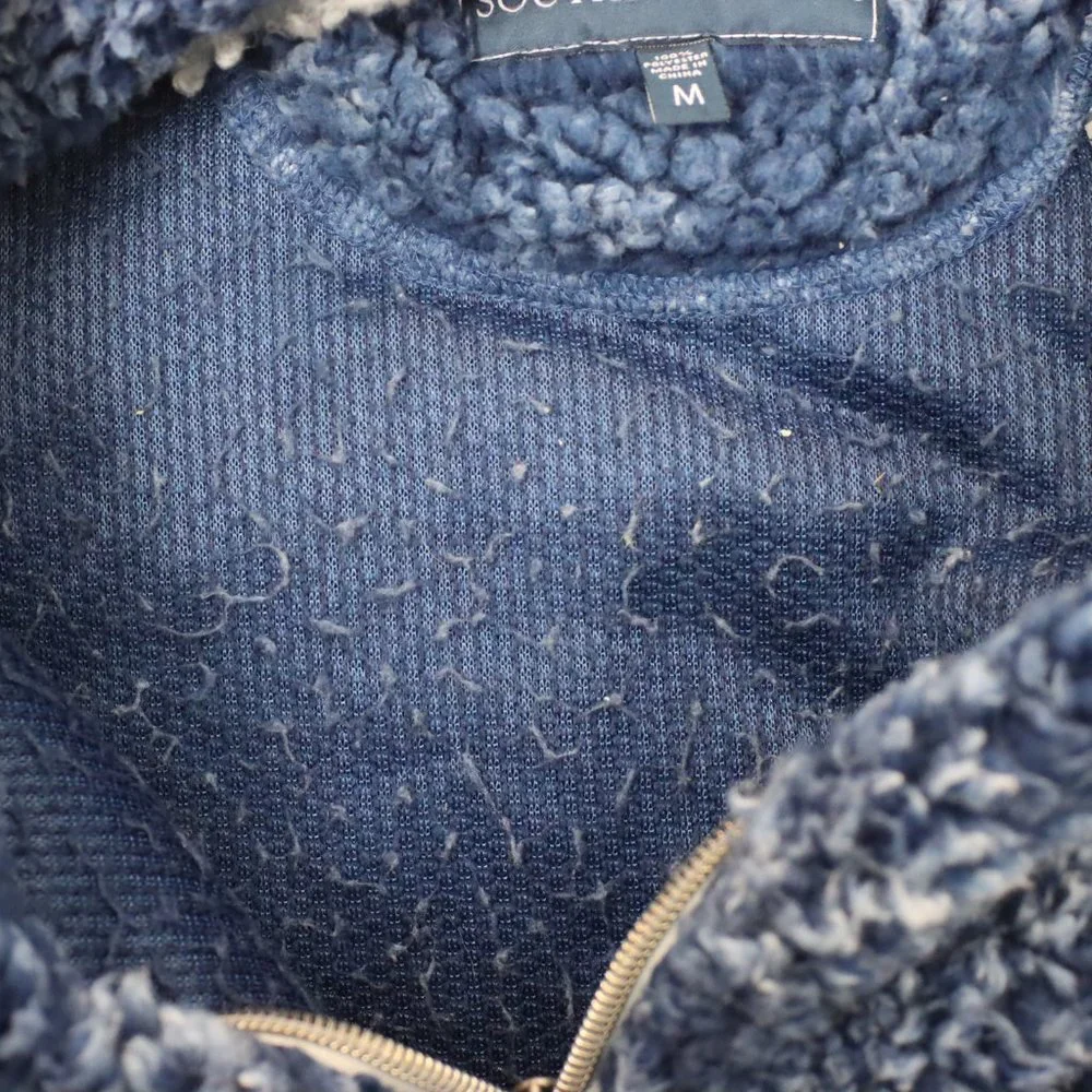 Southern Shirt Womens Medium Sherpa 1/4 Zip Pullover Sweater - Picture 6 of 6